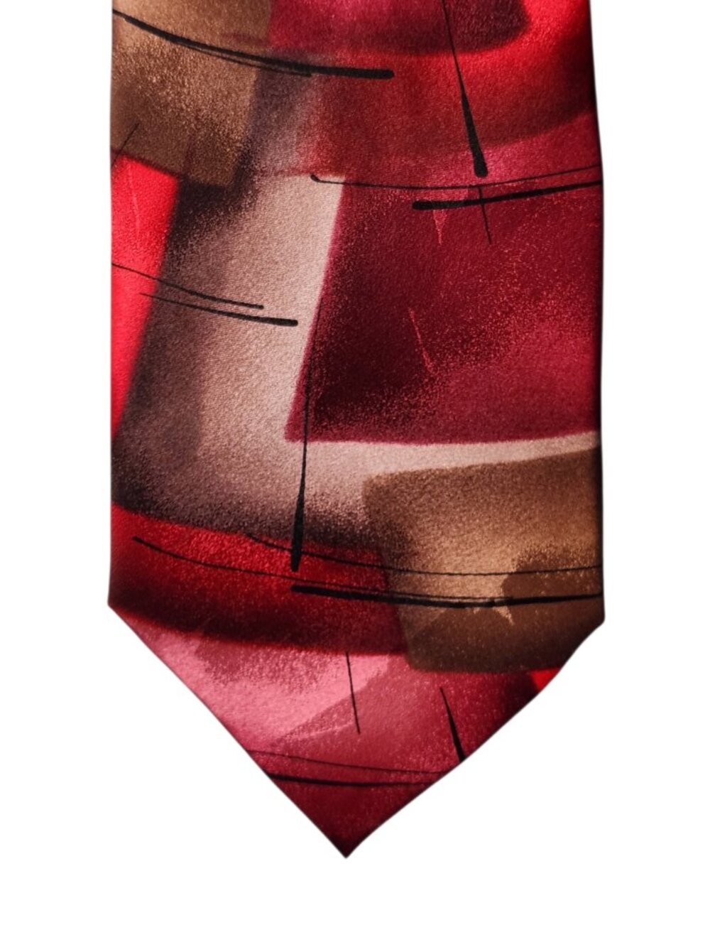 Jerry Garcia Necktie Tie Floating Planes Limited Edition Collection 40 Red